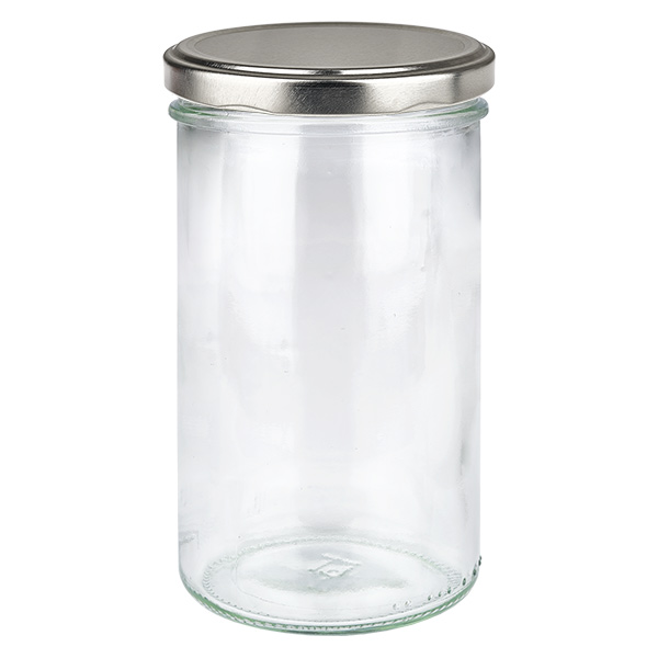 Bicchiere da 277 ml con coperchio BasicSeal argento UNiTWiST, da 200ml a  299ml, Barattoli per conserve con coperchio, Barattoli per conserve  (barattoli twist-off), Prodotti in vetro